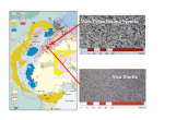 Structural Sketch map of the Western Apls with location of SIENITE and DIORITE stones